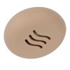 Silicone Powder Puff Holder for Beauty Egg Breathable Bag Brown