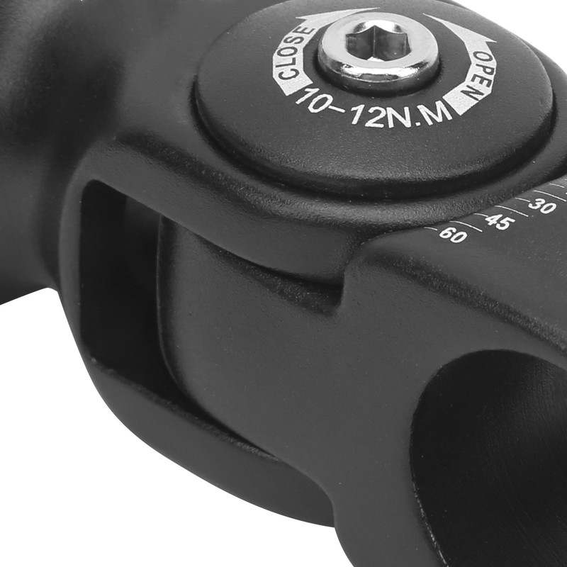 LUNJE 31.8x90mm Bicycle Angle Adjustable Handlebar Stem Riser Aluminium Alloy