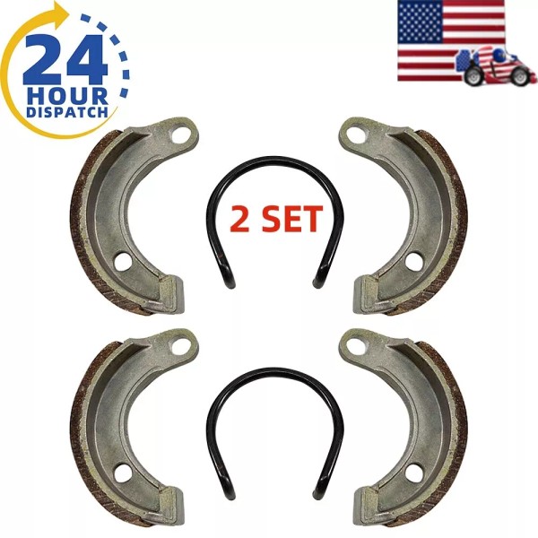 Mrsovax 2 SET Front&Rear Brake Shoes Pads Set For Honda