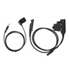 U94 PTT Adapter Cable Walkie Talkie Headset Adapter with Key