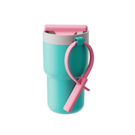 CHAKO LAB Stainless Steel Insulated Water Bottle with Two Drinking Ways | Twist Tumbler BPA-Free Leak-Proof | 17 oz Bottle with Ceramic linner | Mint Teal
