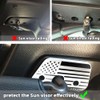 Upgraded Aluminum Alloy Sun Visor Clips,Compatible with Jeep Wrangler JK
