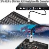 QIANRENON 3 Pin XLR to 3 Pin Mini XLR Headphones