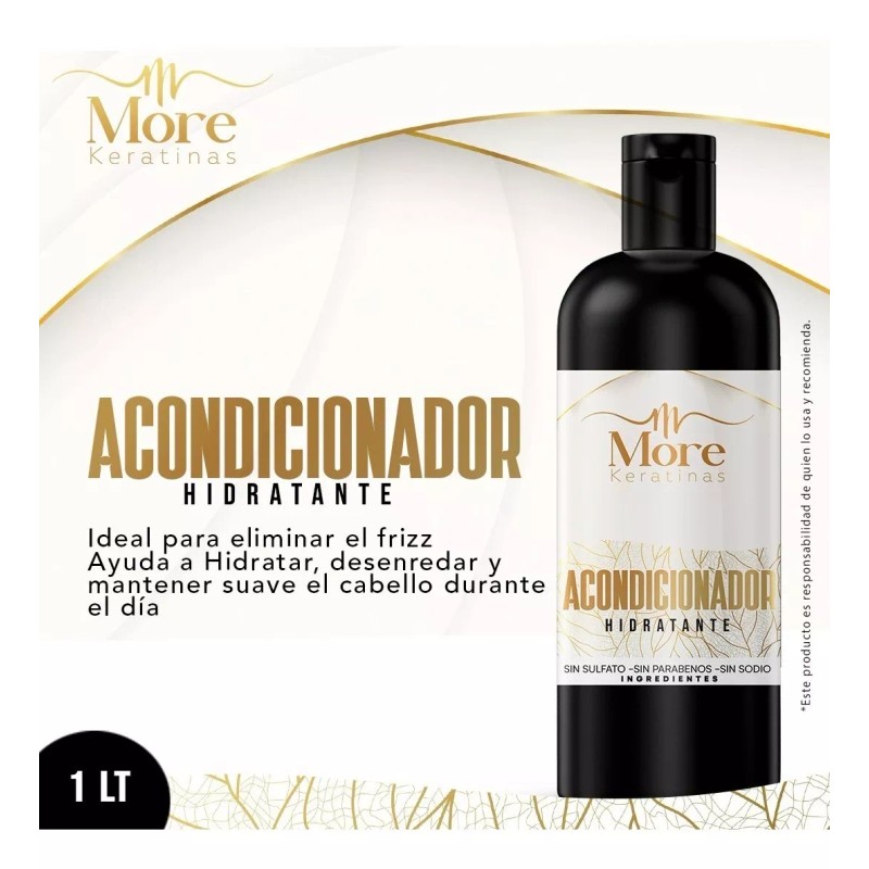 keratinas more Cuidados Posteriores Capilares 3lts