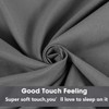 Premium King Pillow Cases - 6 Pack -Gray - Super