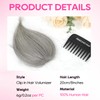 REECHO Human Hair Clip-in Hair Volumizer - 2PCs 8 Inch