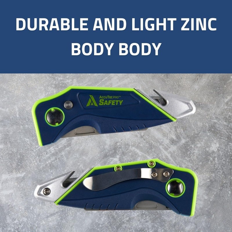 AccuTec Pro Safety F2 Folding Flipper Knife - Utility Knife