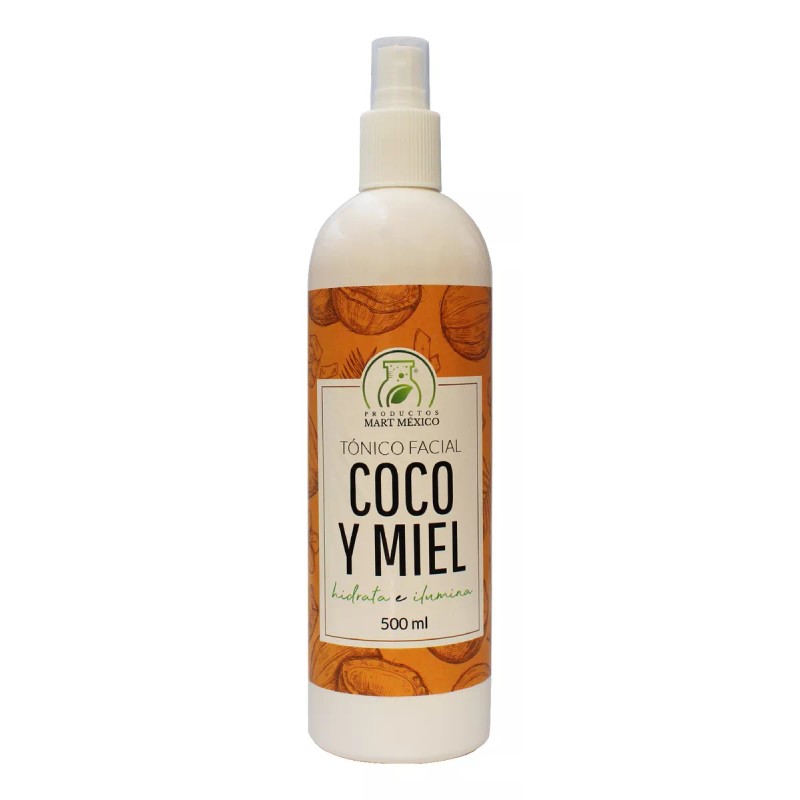 Productos Mart Mexico Tónico Facial De Coco Con Miel Orgánica