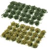Honoson 56 Pieces Static Grass Tuft Model Bushy Tufts Lowland