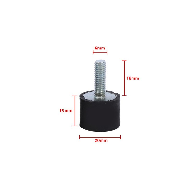 Vibration Isolator Mounts, 4x Rubber Mounts Shock Absorber Anti Vibration