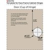 Berta 20-Pack, 1" 4D Overlay Soft Close Concealed Hinges for