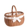 e-wicker24 Wicker Shopping Basket - Natural Colour - Gift Basket