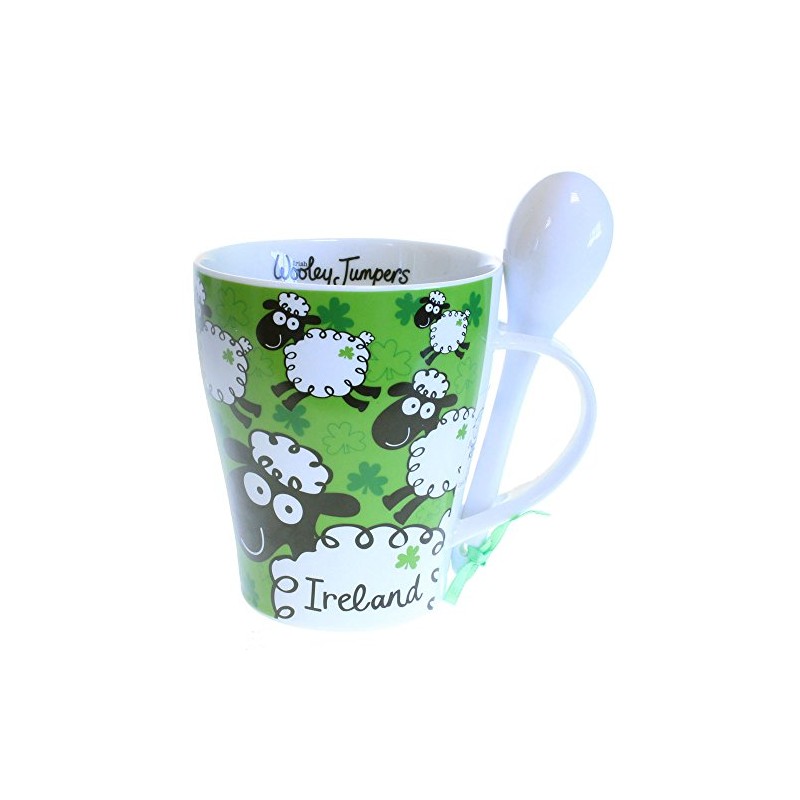 Wooly Maglione IRLANDA Boccale e Cucchiaio Set
