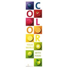Colors of Food Bookmarks Pack of 50 2"X7"