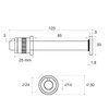 SO-TECH EXTURA Coat Hooks Diameter 14 mm x 125 mm