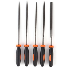 Conjunto de archivos de madera de escofina Mini archivo plano surtido Archivos de carpintería de acero(3 * 140mm)