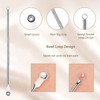 Mitesserentferner Komedonenquetscher Set 5er Pinzetten Set Blackhead Remover aus Edelstahl