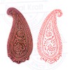 Jaipuri Wooden Stamp Large Paisley Pattern Big Printing Block