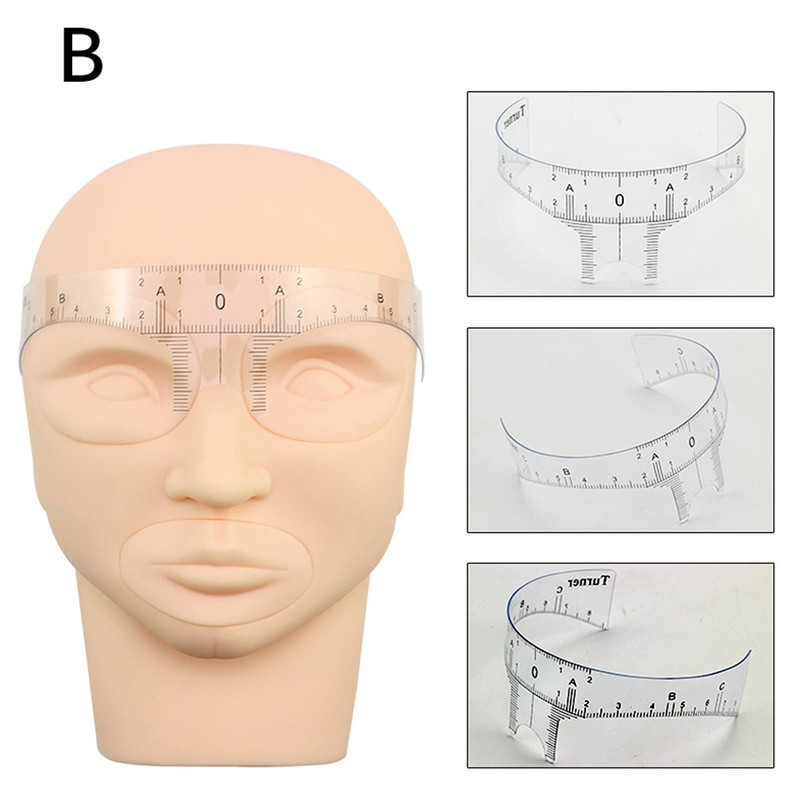 Eyebrow Ruler, Microblading Ruler Portable for Makeup (Nose Bridge Ruler