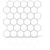VViViD 11 Sheets Peel and Stick White Gloss Faux Ceramic