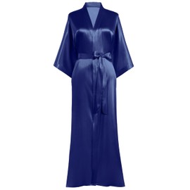 PRODESIGN Satin Kimono Robe with no Lace (Navyblue)