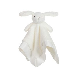Apricot Lamb Stuffed Animals Soft Security Blanket White Bunny Infant Nursery Character Blanket Luxury Snuggler Plush(White Bunny, 14 Inches)