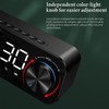 Digital Radio Alarm Clock Bluetooth Speaker Clock with Time and