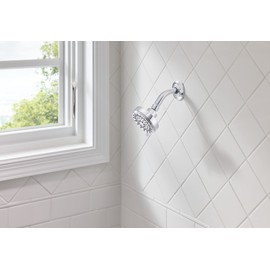 Moen Ignite Chrome Five-function Shower Head With 2.5 GPM High-Pressure Spray, 20090