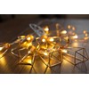 CozyHome LED Light Chain Geometric Pyramid-Shaped Copper Rose Gold