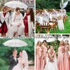 Cosblank 12 Pcs Wedding Umbrellas Bulk, 41 Inch Wedding Stick