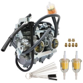 ATUOTPO Carburetor Carb 15004-0020 15011-0120 15011-0121 15001-1433 15003-1602 Compatible with Kawasaki Ninja 250R EX250J EX250 250 2008-2012# 15004-0020