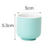 Naumukuma-chan Workshop Teacup Tea Ceremony, 1.6 Inches, Celadon, Plain, Porceladon,
