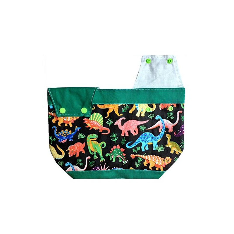Catheter Belly Bag Holder. Drainage Bag Cover. Dinosaurs Pattern. Nutex