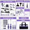 ACOSEA Purple Tool Set,223-Piece Tool Sets for Women,Tool Kit with
