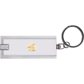 Azeeda 'Adorable Bunny Sitting with Ribbon' Keyring LED Torch (KT00041578)