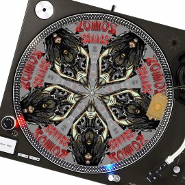 For Technics Witch Zombie Slipmat Turntable 12" for DJ Vinyl LP Audiophile