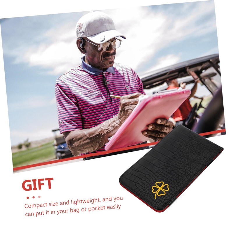 CORHAD Professional Golf Scorecard Holder Compact Scorekeeping Book for Golfers