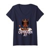 Womens Capricorn AF Vibes Queen Energy Zodiac Crown Afro Regal