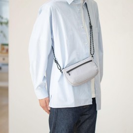 Kutsuwa TA013GY Truss Air Shoulder Pouch, Lightweight, Gray