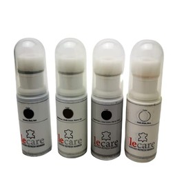 Hebold Shoe Making Sole Edge Paint Set 25ml Sponge Applicator with Cotton Bag: Dark Brown/Black/Medium Brown/White, Dark brown/black/medium brown/white