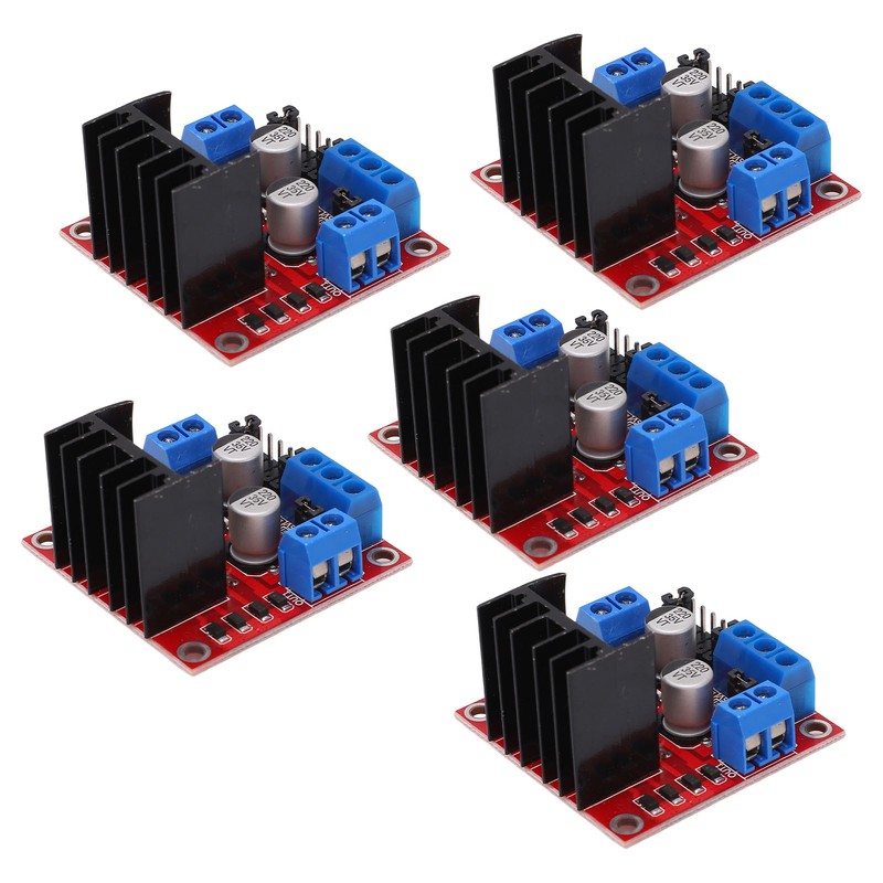5Pcs Motor Driver Module Drive Controller Dual H Bridge Board