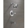 Delta Woodhurst 14 Series Bathtub and Shower Faucet Set, Chrome