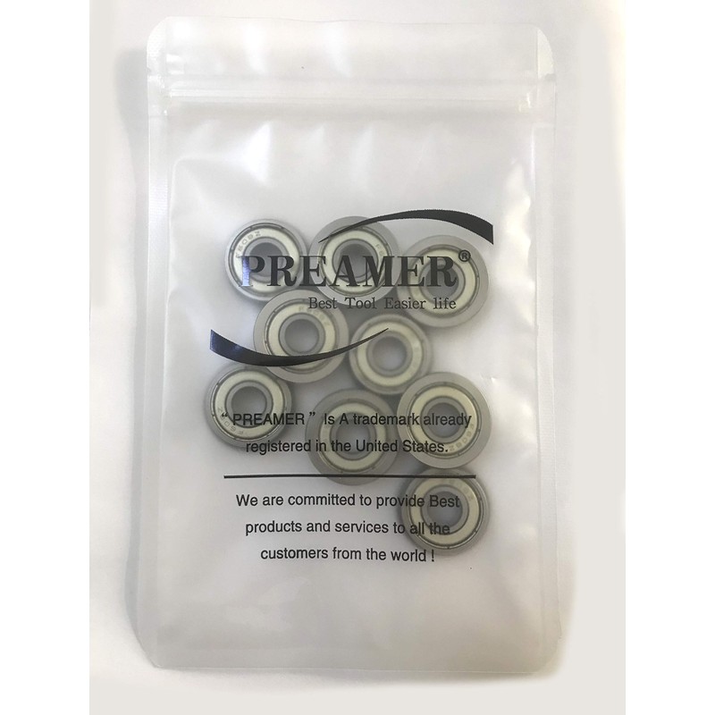 10pcs Flange Ball Bearings F608ZZ 8x22x7mm Metric Flange Bearing Mini