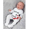 TupTam Unisex Baby Romper with Saying I Love Mum and