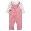 Little Me Clothes for Baby Girls' Heart Overall and Shirt