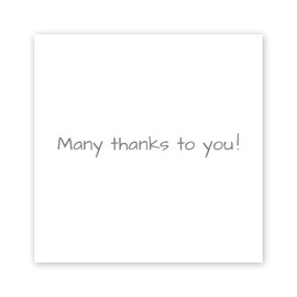 Graphique So Many Ways to Say Thank You Card | Show Appreciation | Fashionable and Fun | Copper Foil Accents | Family and Friends | Color-Coordinated Envelope | 5" x 7"