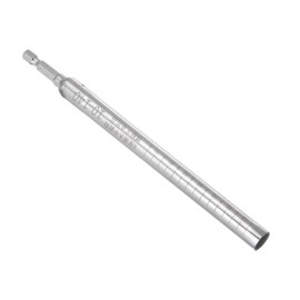 CoCud Hollow Socket, 10mm Size 140mm Length 1/4" Hex Shank, 6-Point Quick-Change Deep Well Power Nut Driver - (Applications: for Long Threaded Rod/Bolts/Studs)