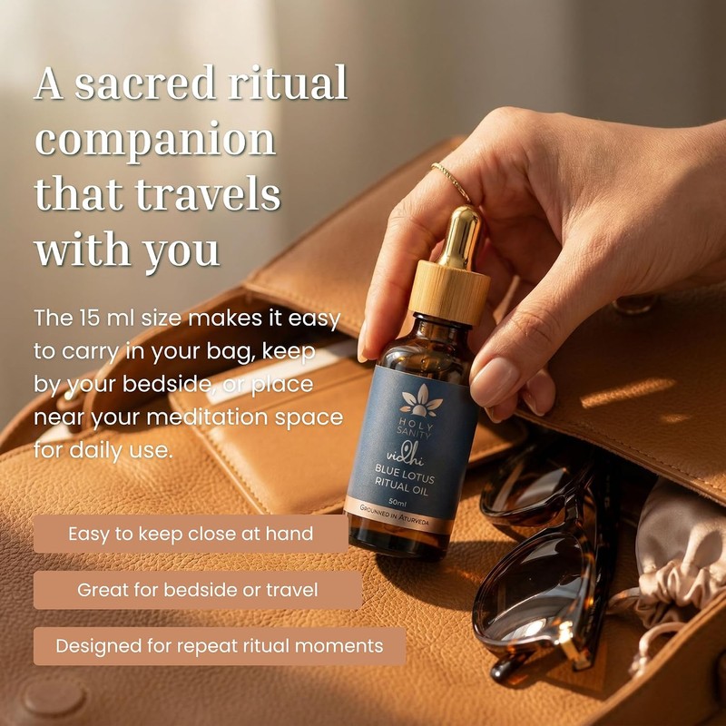 Holy Sanity Vidhi Blue Lotus Ritual Oil 15ML