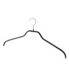 Mawa German Non-Slip Hangers Silhouette 45F 10 Pack Black