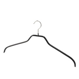 Mawa German Non-Slip Hangers Silhouette 45F 10 Pack Black